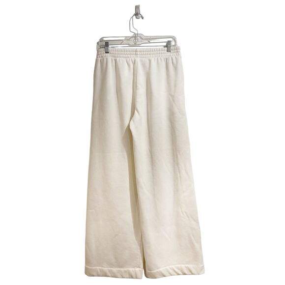 Zara White Straight Leg High Waist California Jogger Trousers Sz L NWOT - Picture 13 of 16